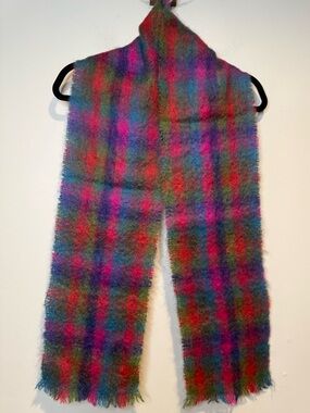 Donegal Design Mohair Wool Scarf